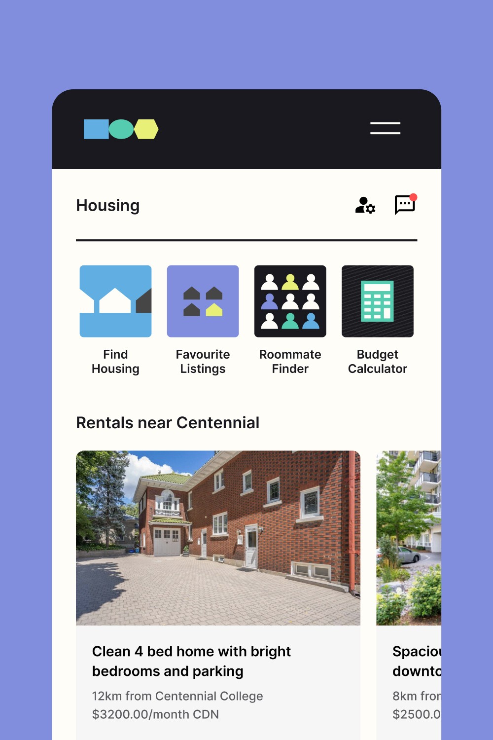 Borderpass digital product design screen, image 2 mobile version