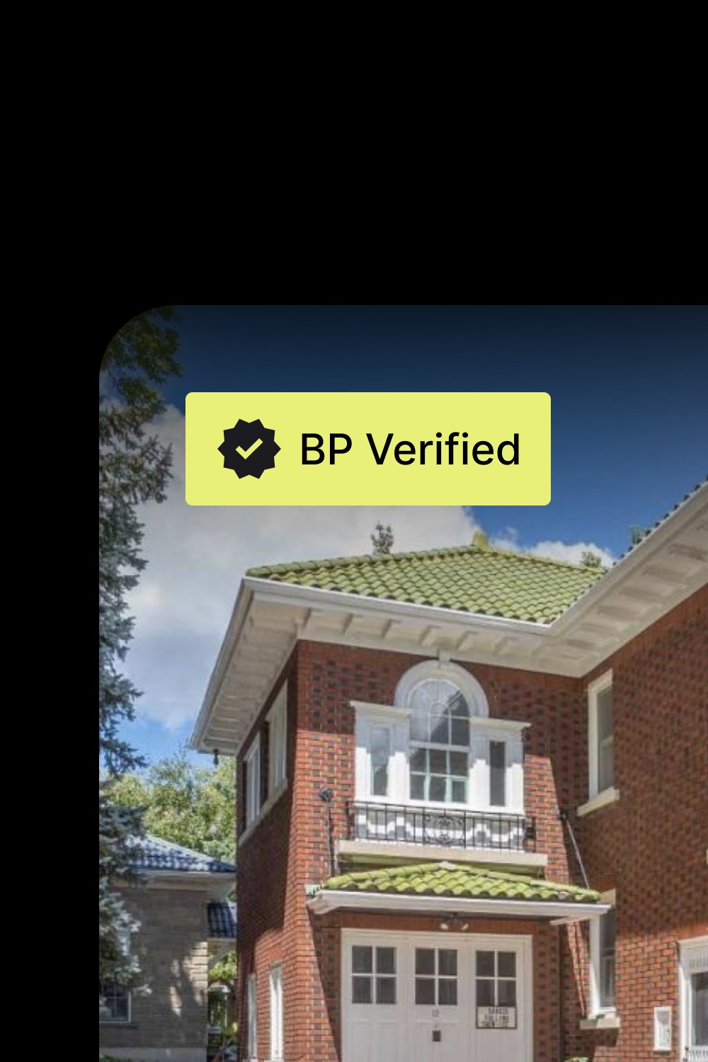 BorderPass verified housing listing