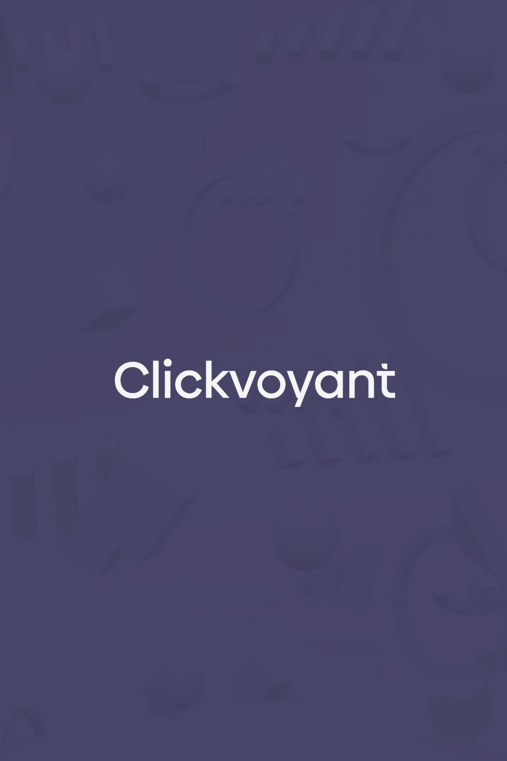Clickvoyant digital product design screen, image 1 mobile version