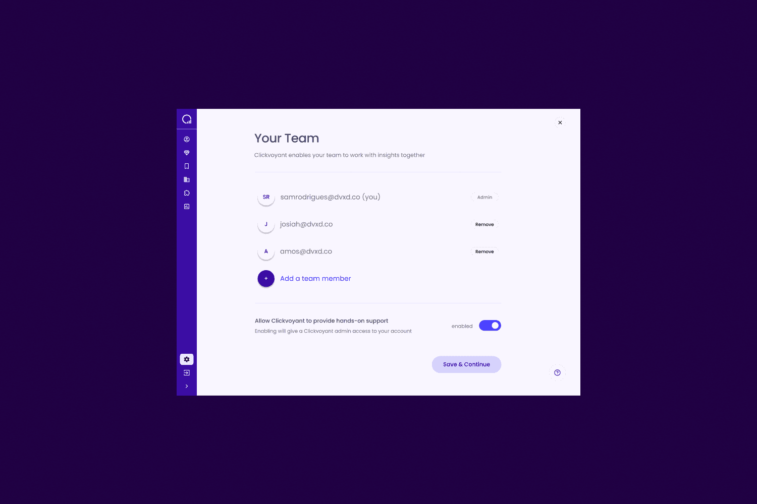 Clickvoyant digital product design screen, image 5