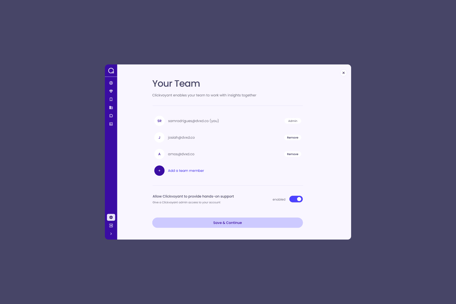 Clickvoyant digital product design screen, image 5
