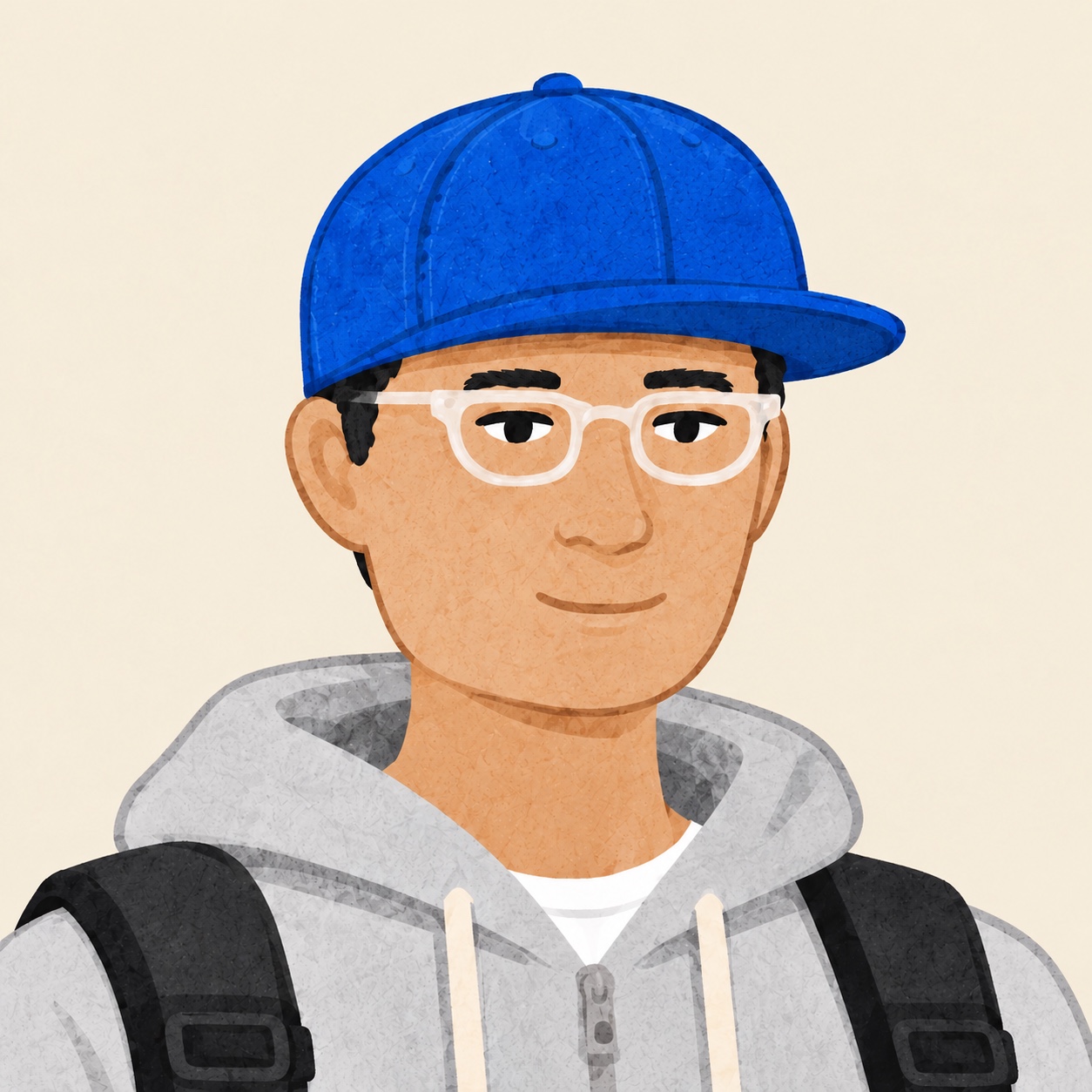 Illustrated portrait of Nelson Leung